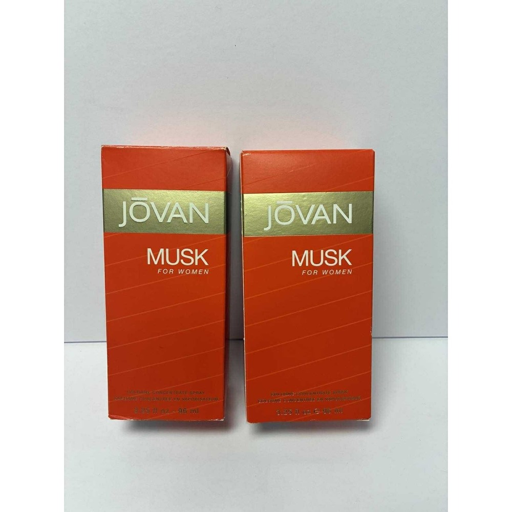 2 PACK - Jovan Musk for Women 3.25 oz Cologne Concentrated Spray